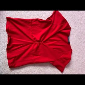 brandy melville gina top in red